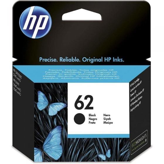 Cartucho de Tinta Original HP  62 Negro