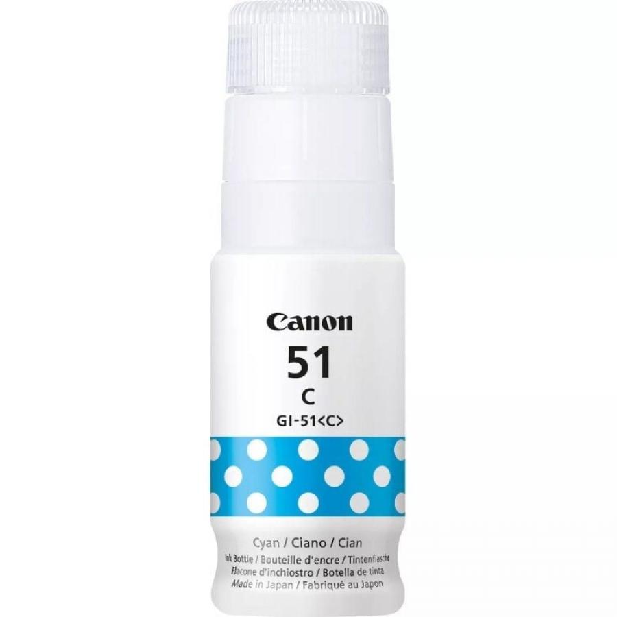 Botella de Tinta Original Canon GI-51/ Cian