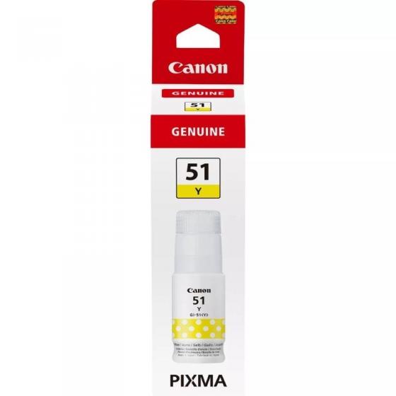Botella de Tinta Original Canon GI-51/ Amarilla