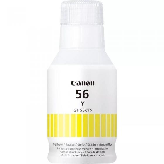 Botella de Tinta Original Canon GI-56/ Amarilla