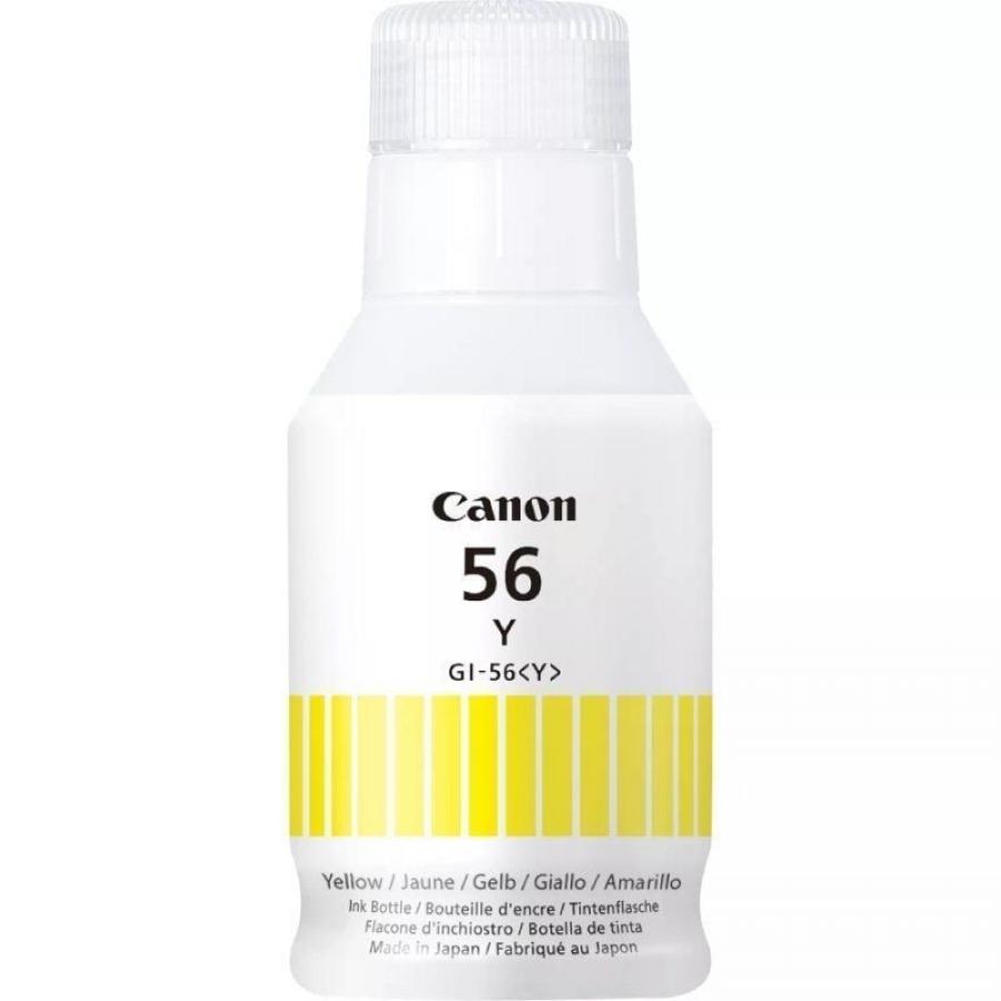 Botella de Tinta Original Canon GI-56/ Amarilla