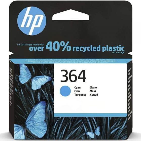 Cartucho de Tinta Original HP  364 Cian