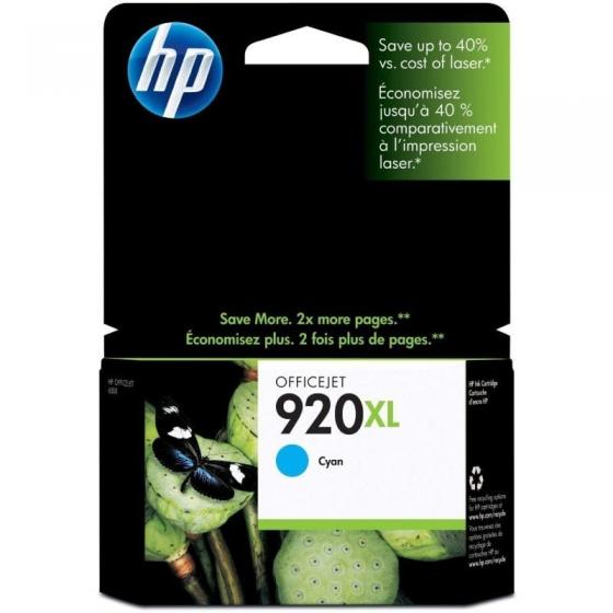 Cartucho de Tinta Original HP  920 XL Alta Capacidad Cian