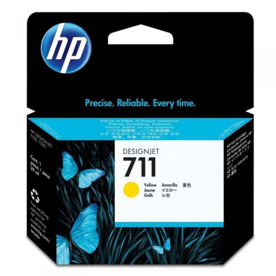 Cartucho de Tinta Original HP  711 Amarillo