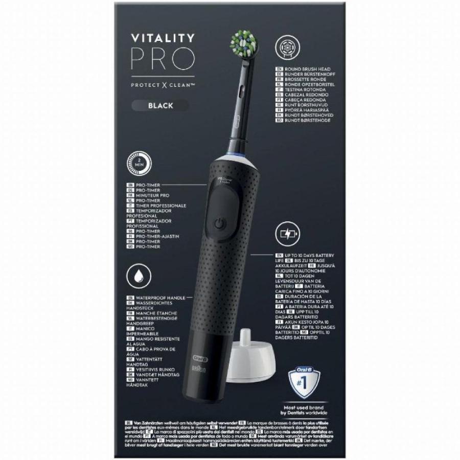 Cepillo Dental Oral-B Vitality Pro/ Negro