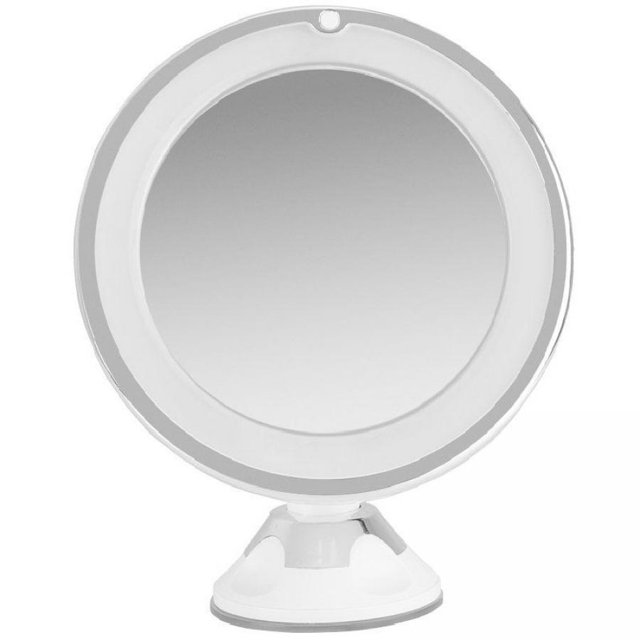 Espejo Cosmético de Pared con Luz Orbegozo ESP 1010/ Ø17cm