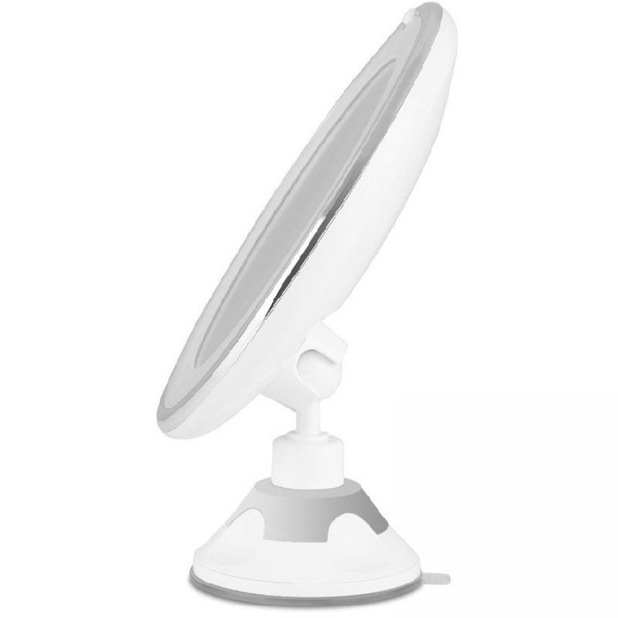 Espejo Cosmético de Pared con Luz Orbegozo ESP 1010/ Ø17cm