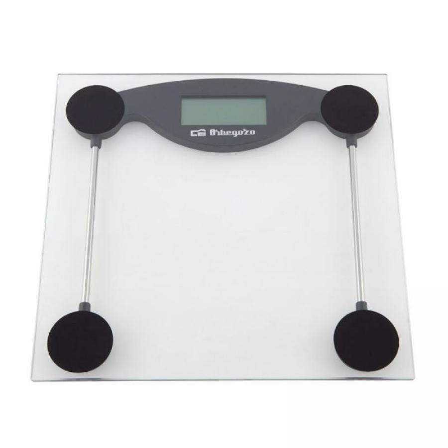 Báscula de Baño Orbegozo PB-2211/ Hasta 150kg/ Cristal