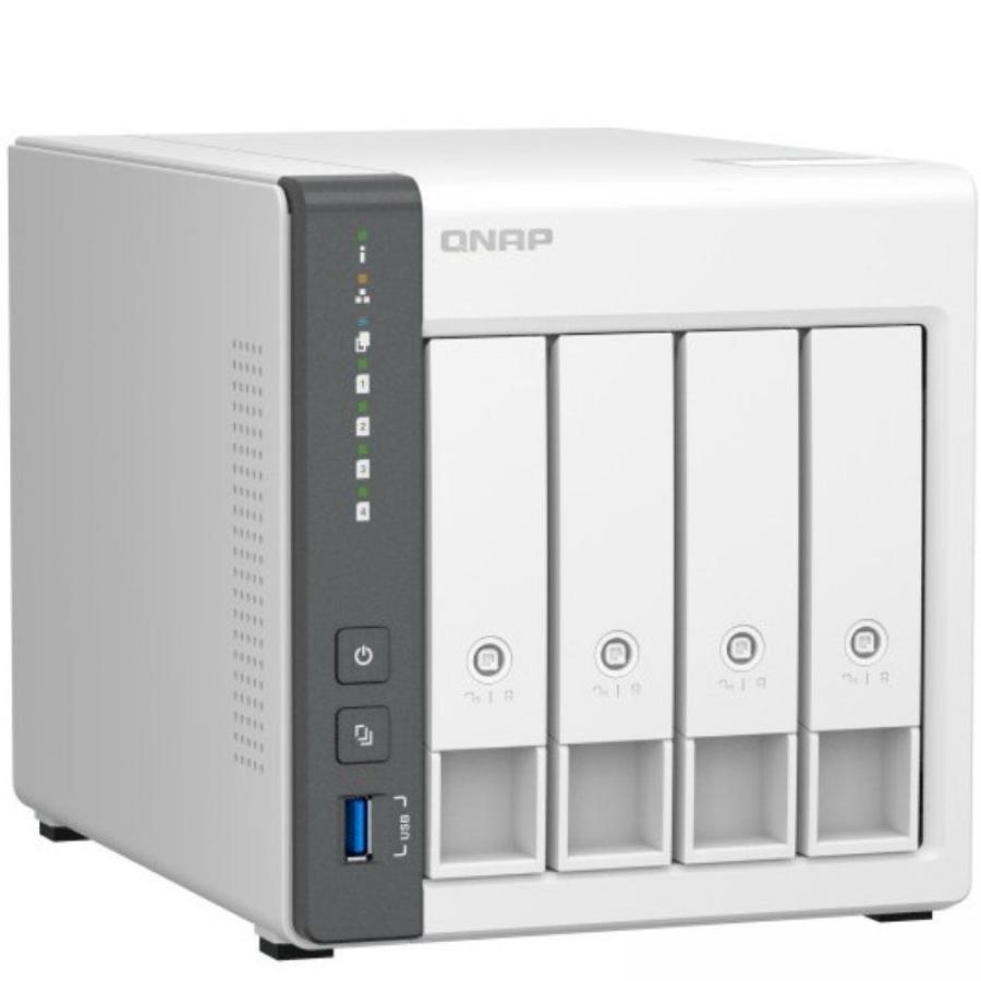 NAS QNAP TS-433-4G/ 4 Bahías 3.5'- 2.5'/ 4GB/ Formato Torre