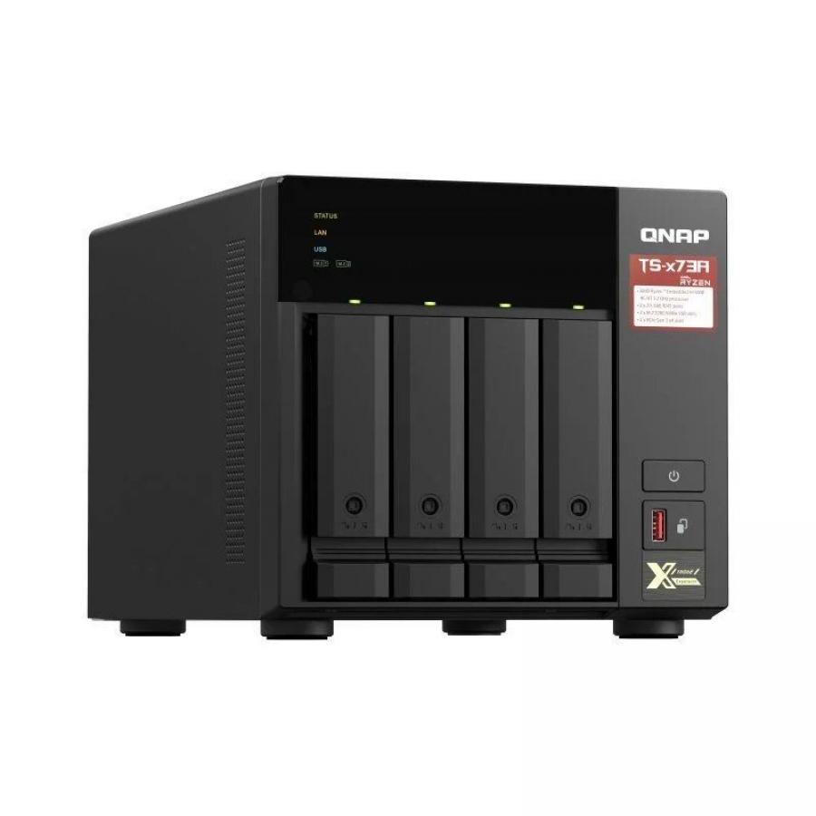 NAS QNAP TS-473A-8G/ 4 Bahías 3.5'- 2.5'/ 8GB DDR4/ Formato Torre