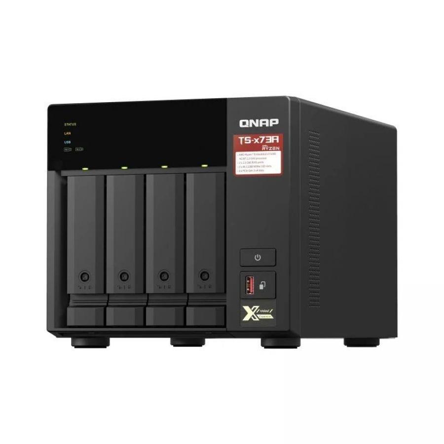 NAS QNAP TS-473A-8G/ 4 Bahías 3.5'- 2.5'/ 8GB DDR4/ Formato Torre