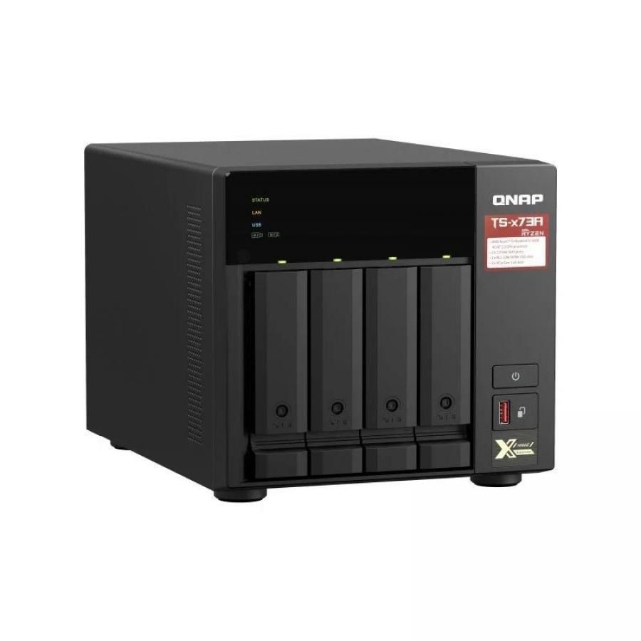 NAS QNAP TS-473A-8G/ 4 Bahías 3.5'- 2.5'/ 8GB DDR4/ Formato Torre