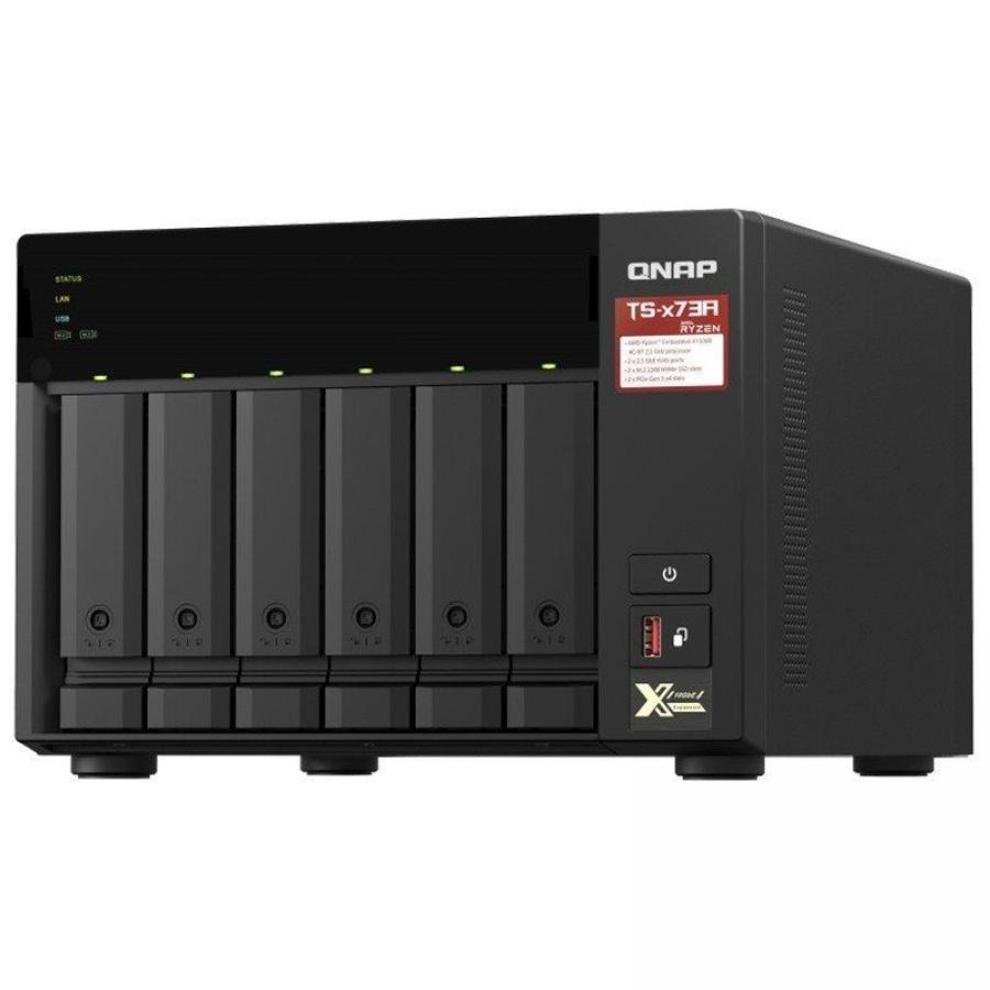 NAS QNAP TS-673A-8G/ 6 Bahías 3.5'- 2.5'/ 8GB DDR4/ Formato Torre