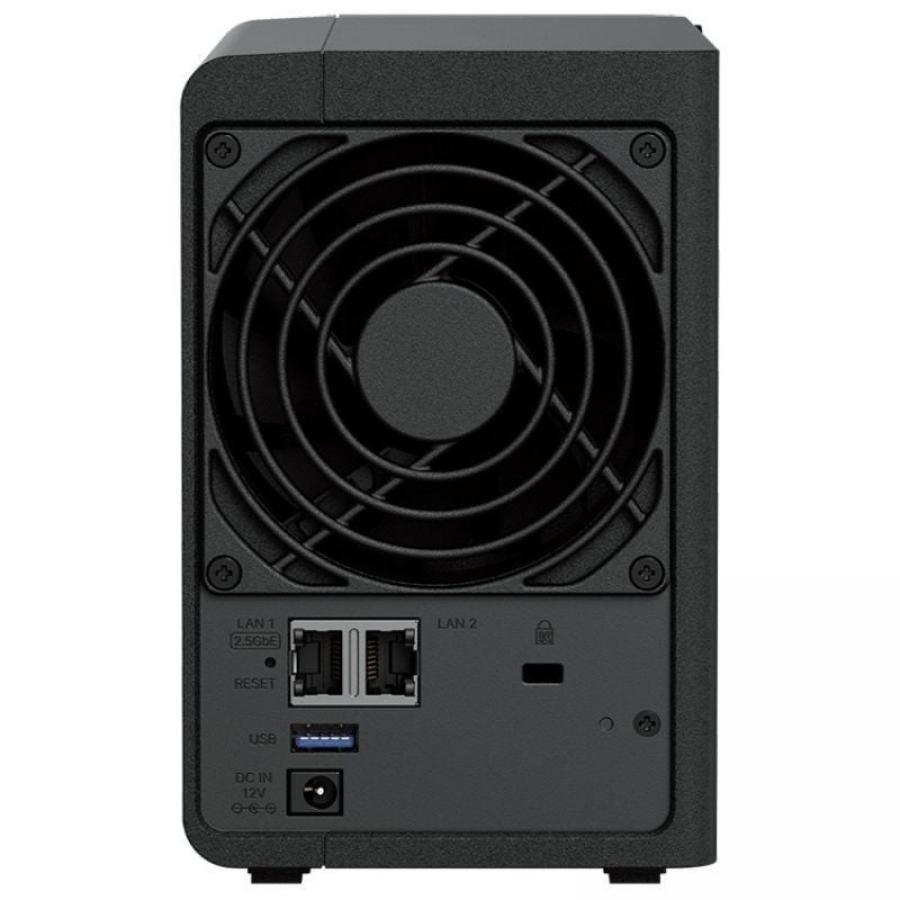 NAS Synology Diskstation DS225+/ 2 Bahías 3.5'- 2.5'/ 2GB DDR4/ Formato Torre