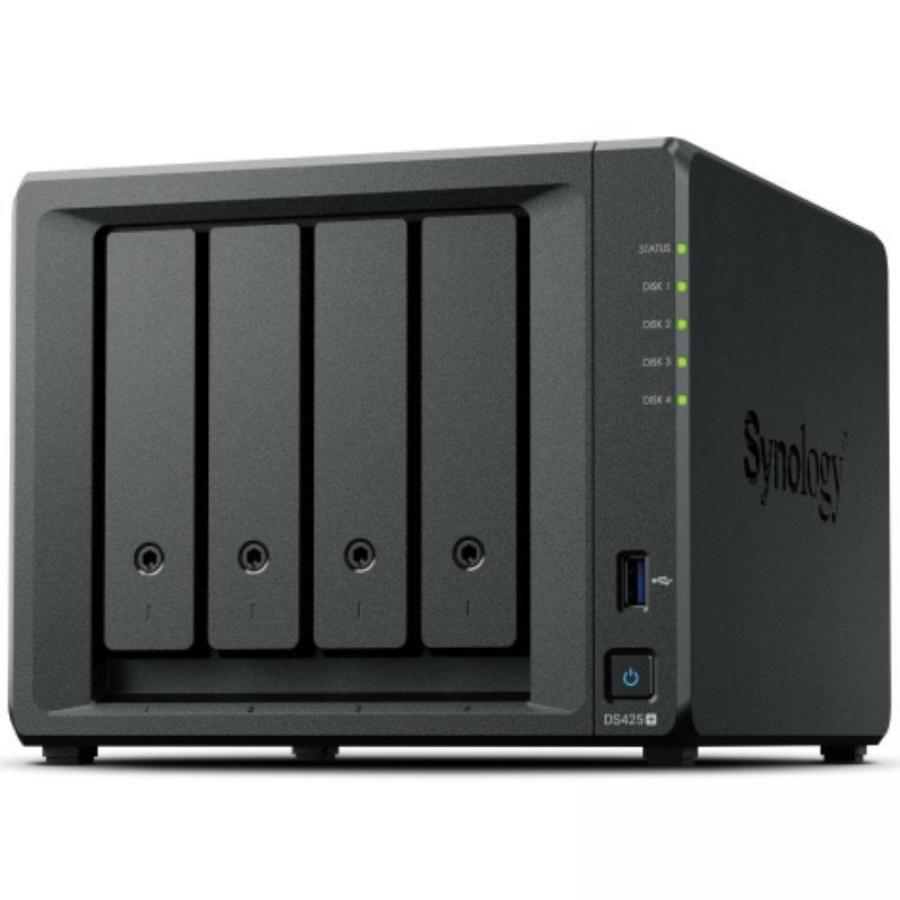 NAS Synology Diskstation DS425+/ 4 Bahías 3.5'- 2.5'/ 6GB DDR4/ Formato Torre