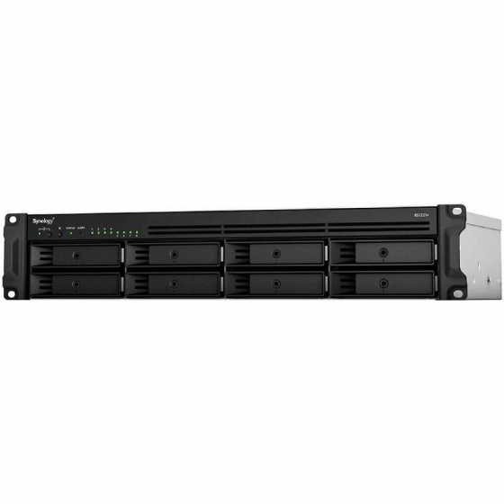 NAS Synology RackStation RS1221+  8 Bahías 3.5'-2.5' 4GB DDR4 Formato 2U
