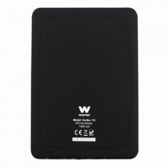 Libro electrónico Ebook Woxter Scriba 195/ 6'/ tinta electrónica/ Negro