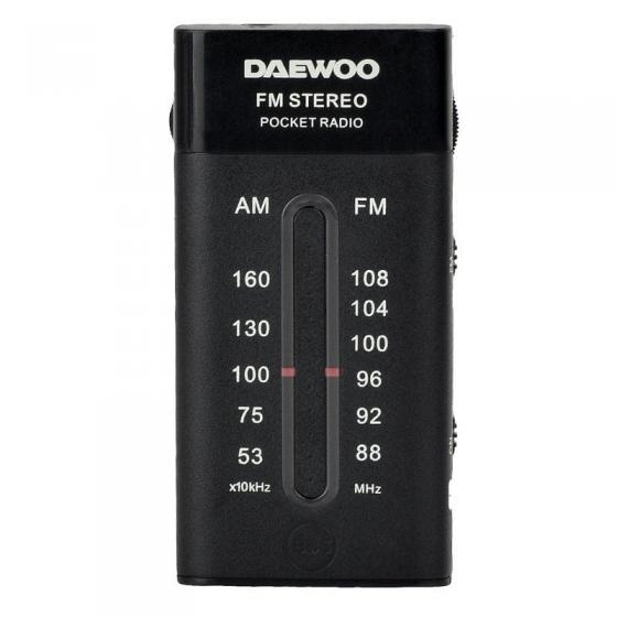 Radio Portátil Daewoo DW1109/ Negra