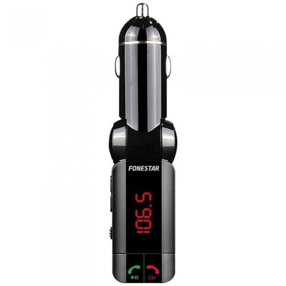 Transmisor FM/ MP3/ Bluetooth Fonestar TL-3UB/ 2xUSB