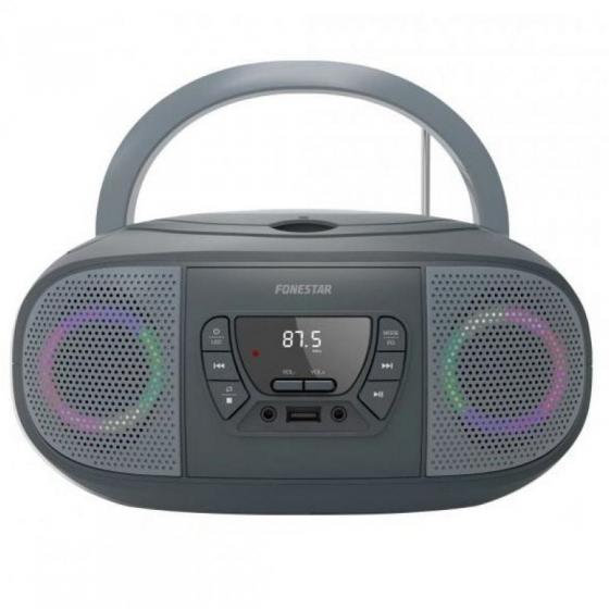 Radio CD Fonestar BOOM-GO-G 13W Gris
