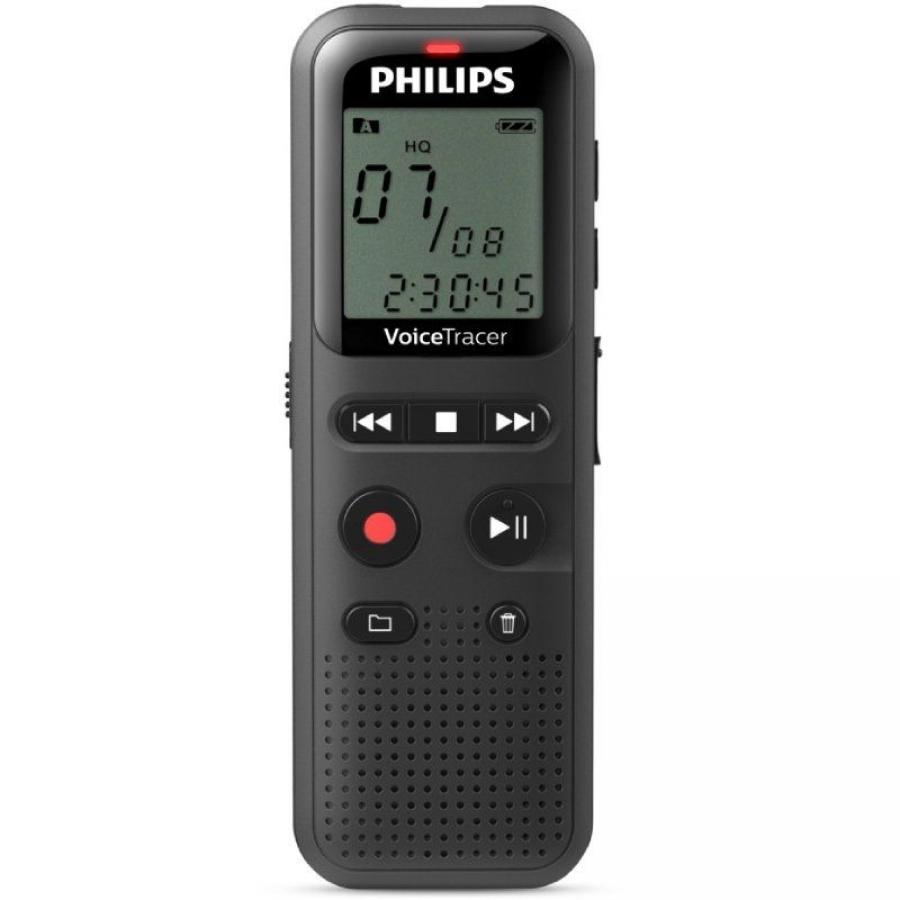 Grabadora de Voz Philips VoiceTracer DVT1160/ 8kHz/ Negro