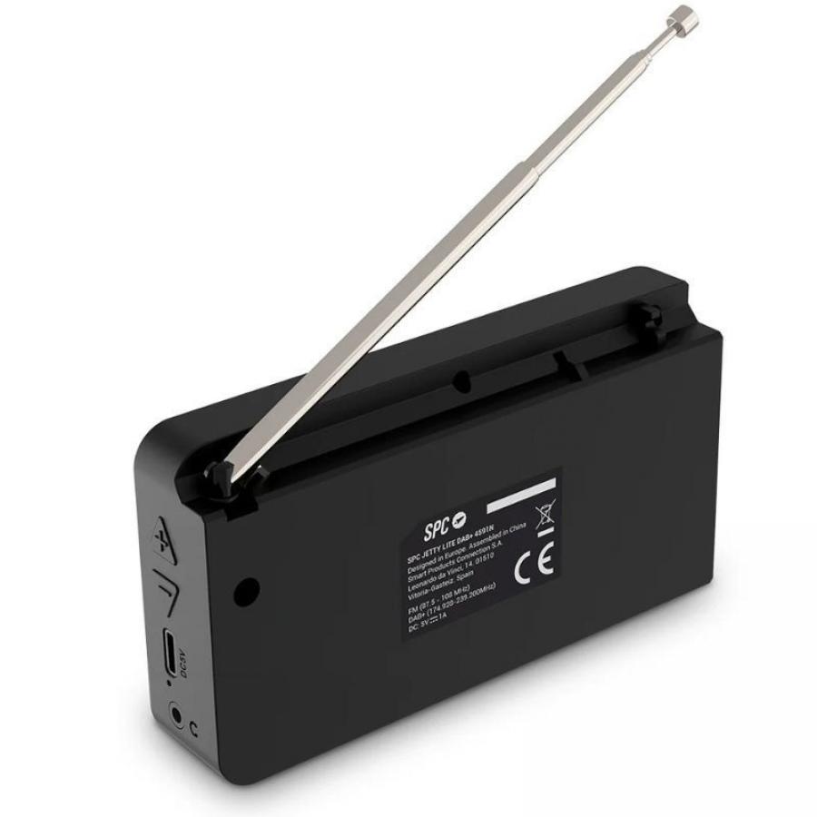Radio Portátil SPC Jetty Lite Dab+/ Negra