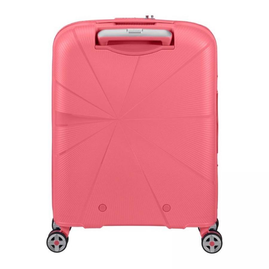 Maleta de Cabina American Tourister Starvibe Spinner 55cm/ 55x40x20cm/ 4 Ruedas/ Coral
