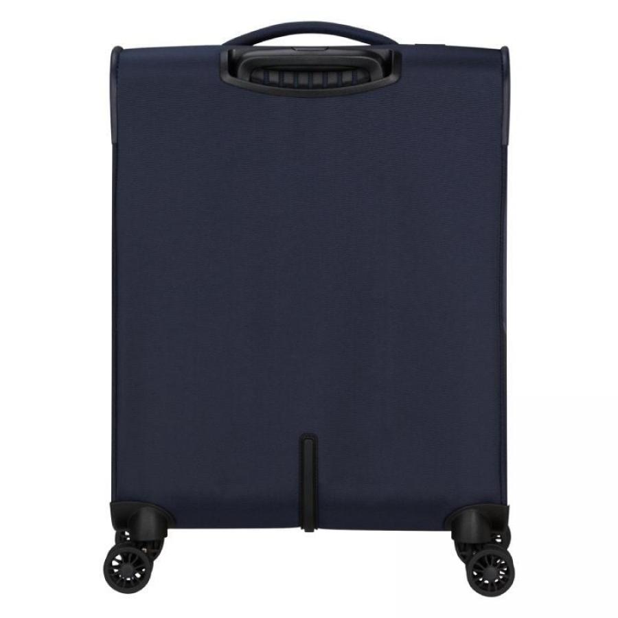 Maleta de Cabina American Tourister SummerRide Spinner 55cm/ 55x40x23cm/ 4 Ruedas/ Azul Marino