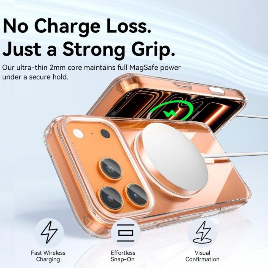 Funda Dura con Magsafe Vention Concise Impact KVBTCG-20/ Compatible con iPhone Air/ Transparente