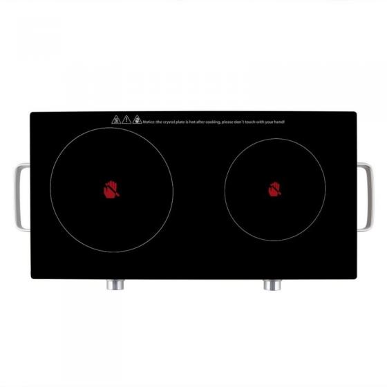 Vitrocerámica Orbegozo PCE6000/ 2 placas 170 y 205mm/ 1000W - 1800W