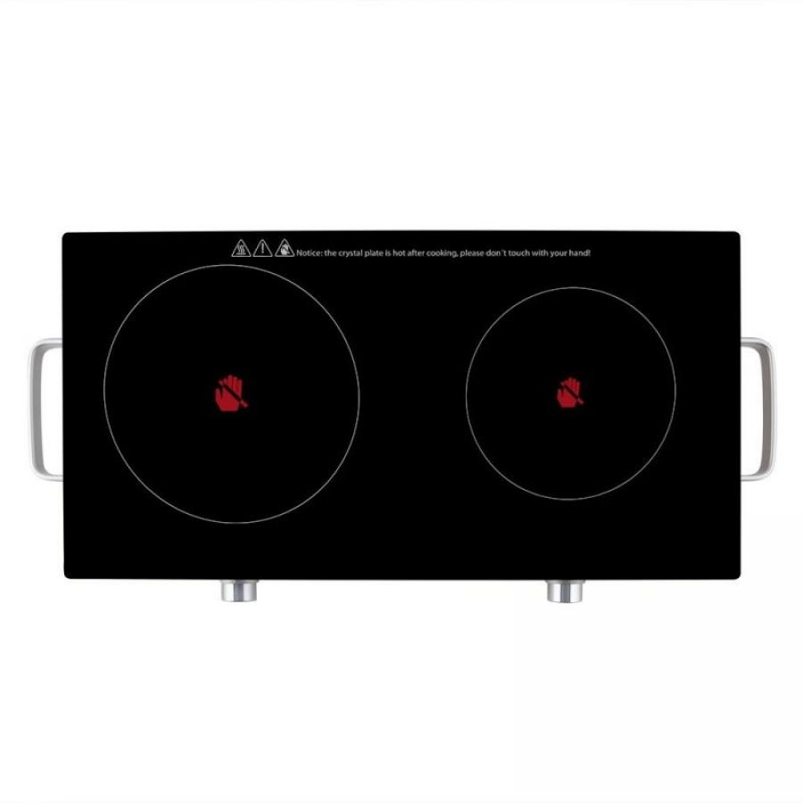 Vitrocerámica Orbegozo PCE6000/ 2 placas 170 y 205mm/ 1000W - 1800W