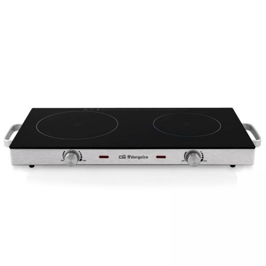 Vitrocerámica Orbegozo PCE6000/ 2 placas 170 y 205mm/ 1000W - 1800W