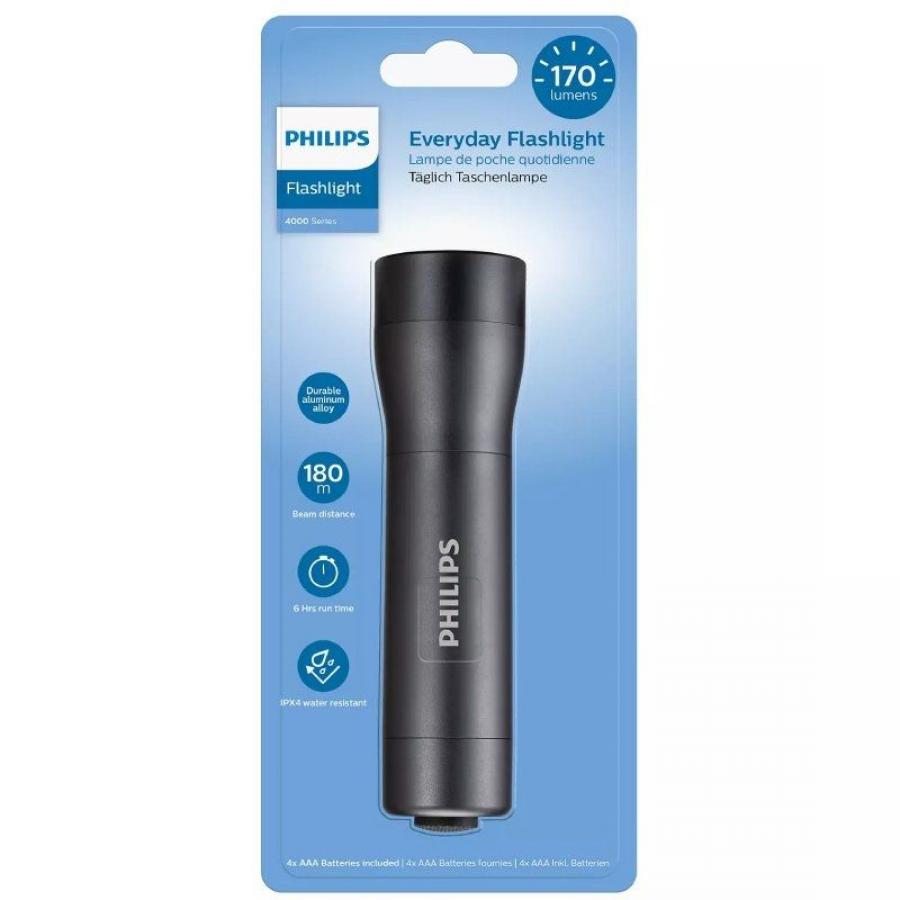 Linterna Philips SFL4001T/10/ 170 Lúmenes/ 4 pilas *AAA