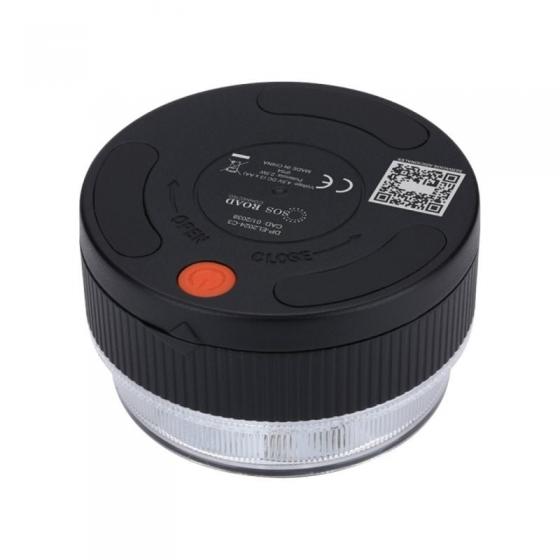 Luz baliza de emergencia para coche SOS Road Connected EL2024 V16/ Homologada/ Base Imantada/ Geolocalizable/ Funciona a Pilas
