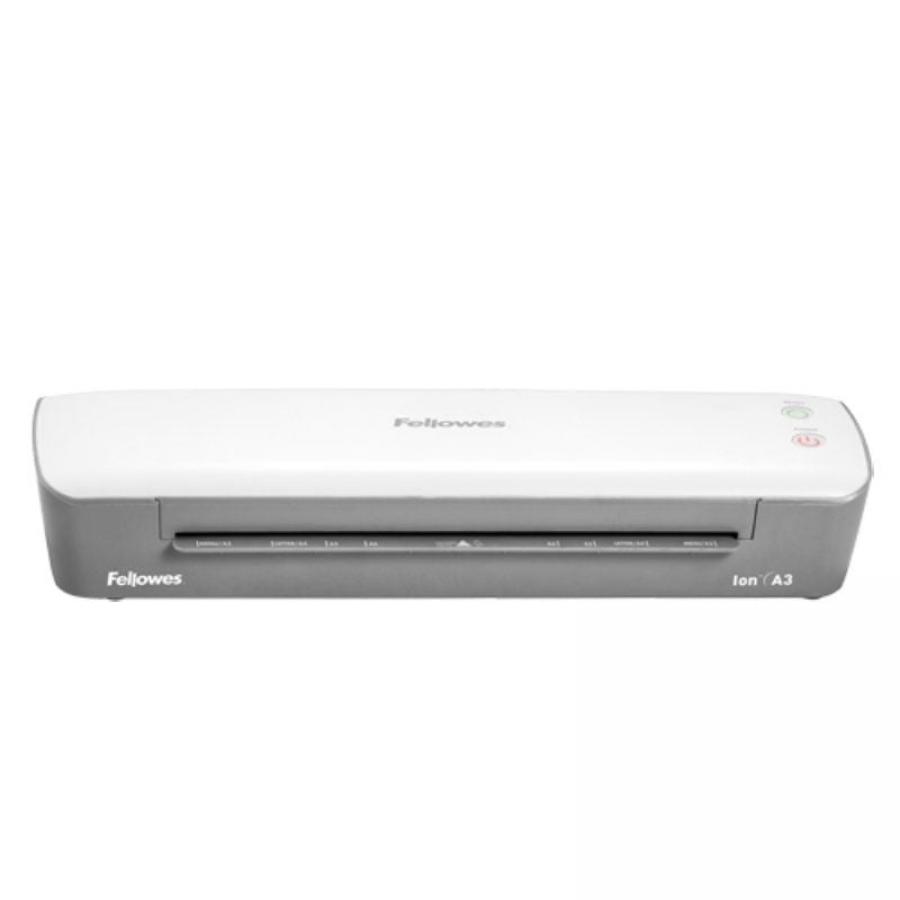 Plastificadora Fellowes Ion A3/ hasta A3 y 125 Micras/ Blanca y Gris