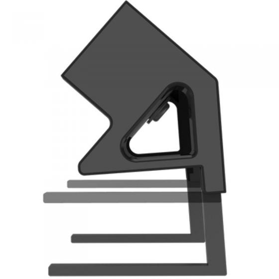 Regleta Sobremesa Fellowes 100137172/ 1 Tomas de corriente/ 1 USB - 1 USB Tipo-C/ Cable 2m/ Negra