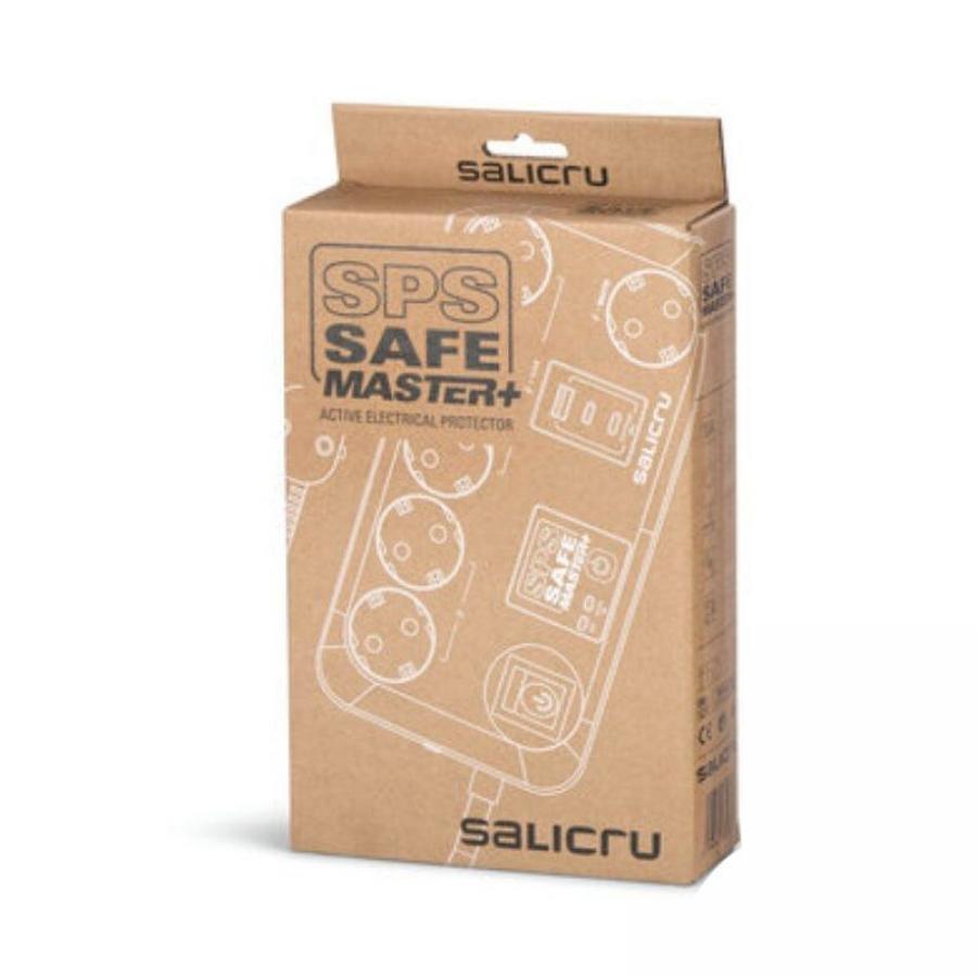 Regleta con interruptor Salicru SAFE MASTER+/ 5 Tomas de corriente/ 1 Master/ 2 USB Tipo-C/ 1 USB/ Cable 1.4m/ Blanca