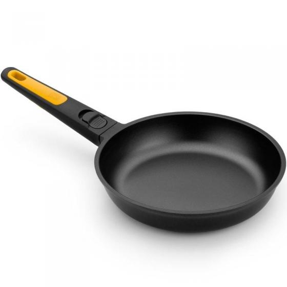SARTÉN FAST CLICK BRA 481228 - Ø28CM - ESPESOR 5.5MM - ALUMINIO FUNDIDO INDEFORMABLE - TEFLÓN ANTIADHERENTE - MANGO DESMONTABLE