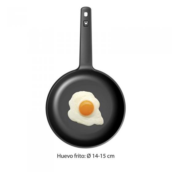 Sartén Bra Honda Efficient A271128/ Ø28cm/ Aluminio Fundido/ Apta para Inducción