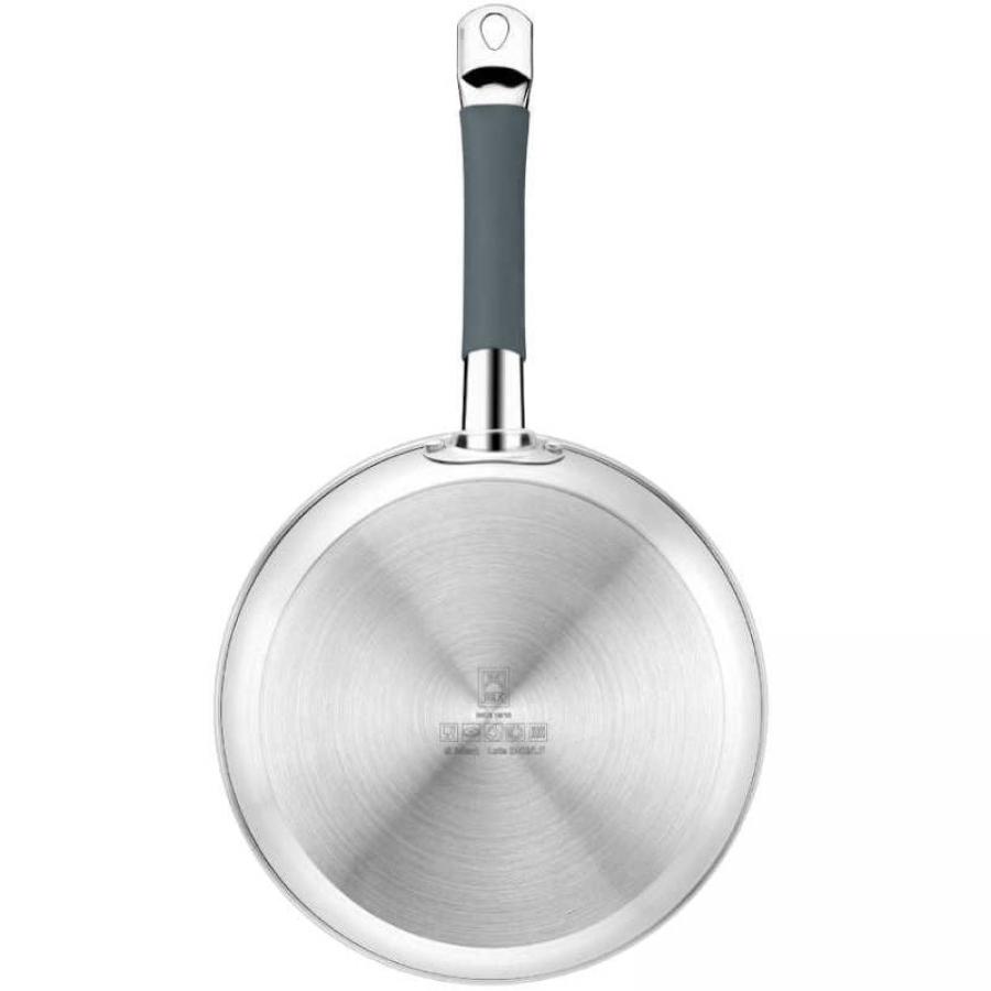 Sartén Bra Master A451428/ 28cm/ Acero inoxidable/ Apta para Inducción