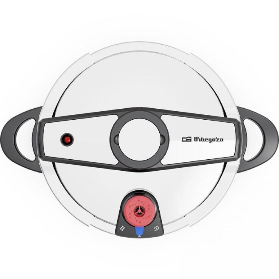 Olla a Presión Orbegozo HP 4200/ 4L/ Acero Inoxidable/ Apta para Inducción