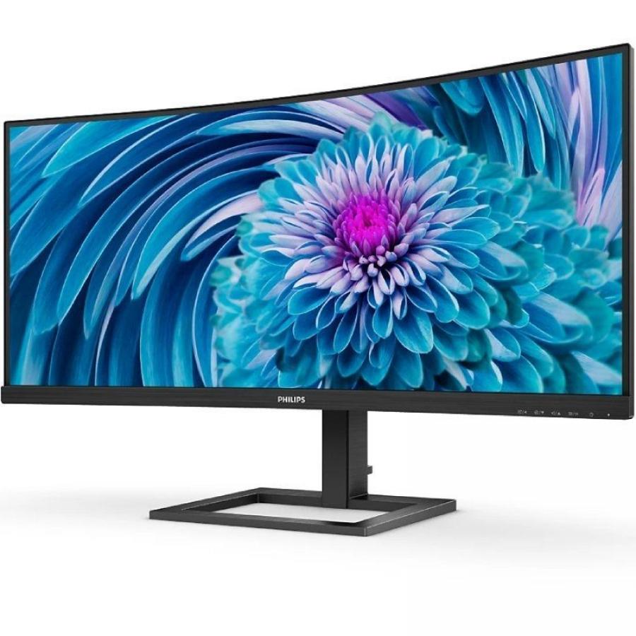 Monitor Profesional Ultrapanorámico Curvo Philips 346E2CUAE 34'/ WQHD/ Multimedia/ Regulable en altura/ Negro