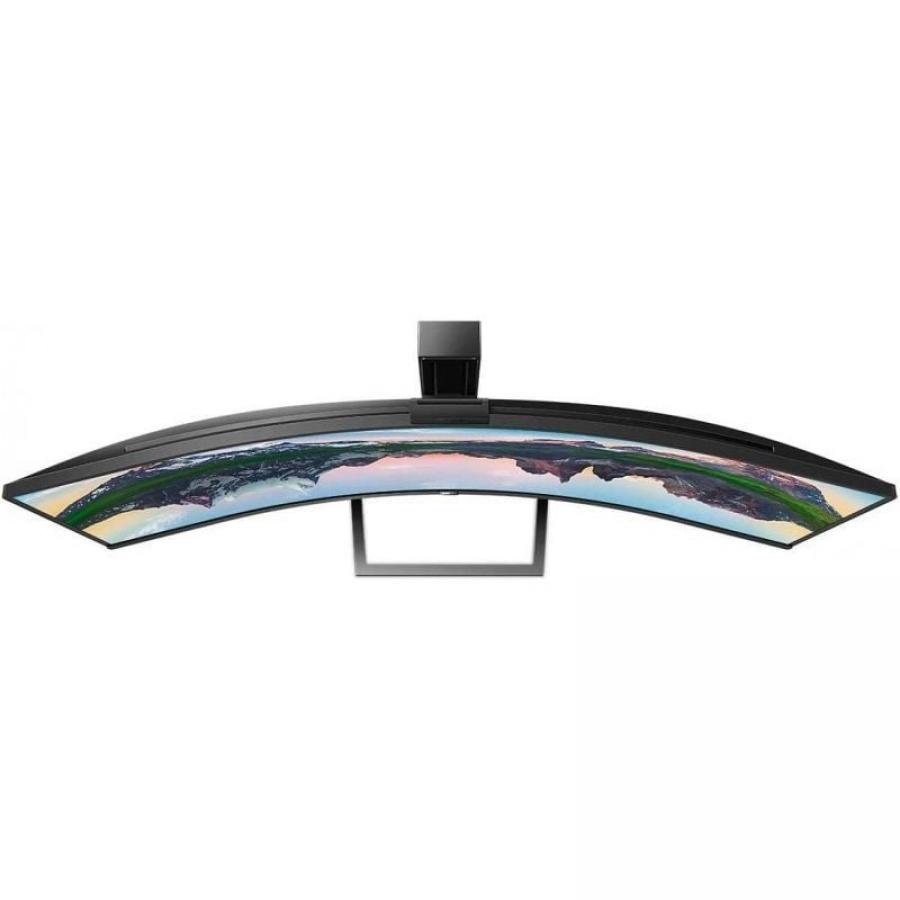 Monitor Profesional Ultrapanorámico Curvo Philips 499P9H 48.8'/ Dual QHD/ Webcam/ Multimedia/ Regulable en altura/ Negro