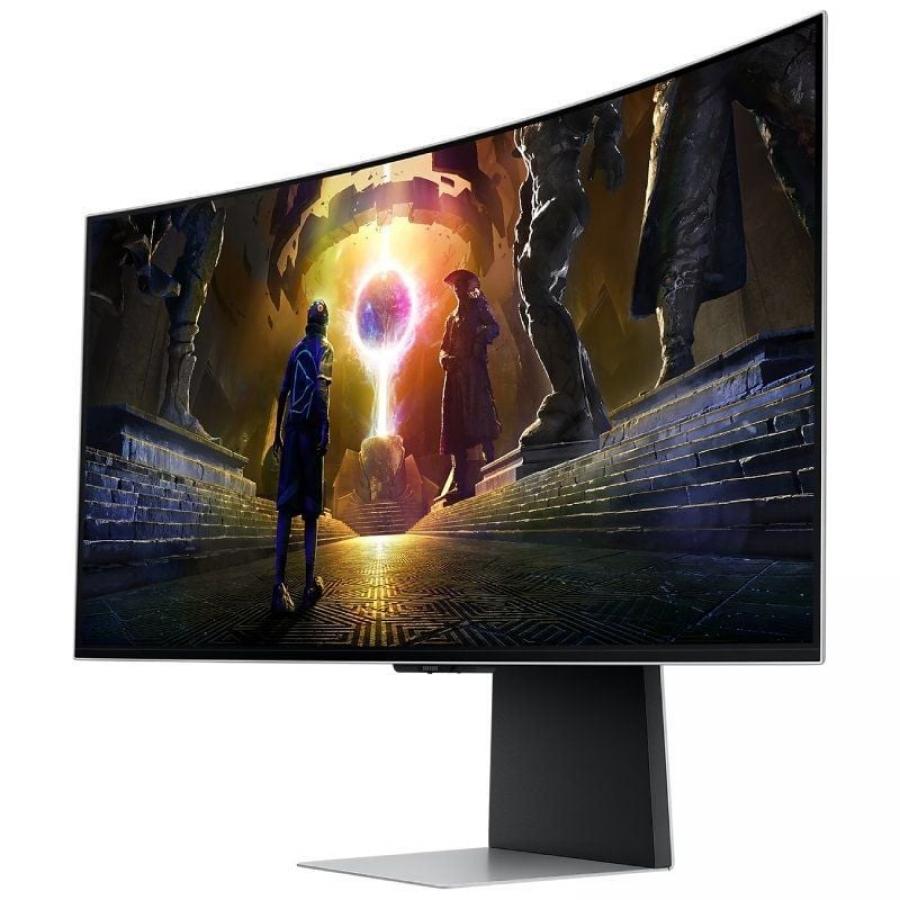 Smart Monitor Gaming Ultrapanorámico Curvo Samsung G8 Odyssey OLED S34DG850SU 34'/ WQHD/ 0.03ms/ 175Hz/ Multimedia/ Regulable en