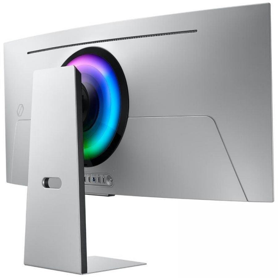 Smart Monitor Gaming Ultrapanorámico Curvo Samsung G8 Odyssey OLED S34DG850SU 34'/ WQHD/ 0.03ms/ 175Hz/ Multimedia/ Regulable en