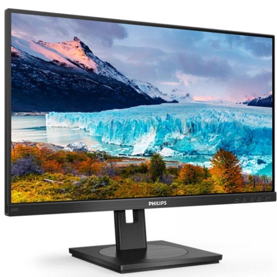 Monitor Profesional Philips S-Line 242S1AE 23.8'/ Full HD/ Multimedia/ Regulable en altura/ Negro
