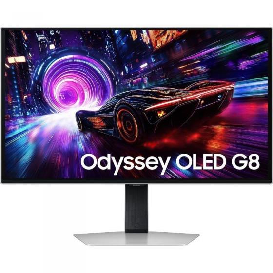 Monitor Gaming Samsung Odyssey OLED G8 G81SF S27FG812SU 27'/ 4K/ 0.03ms/ 240Hz/ OLED/ Multimedia/ Regulable en altura/ Plata