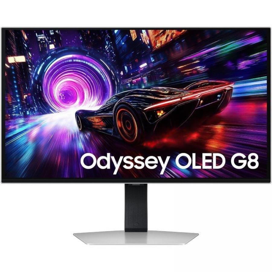 Monitor Gaming Samsung Odyssey OLED G8 G81SF S27FG812SU 27'/ 4K/ 0.03ms/ 240Hz/ OLED/ Multimedia/ Regulable en altura/ Plata