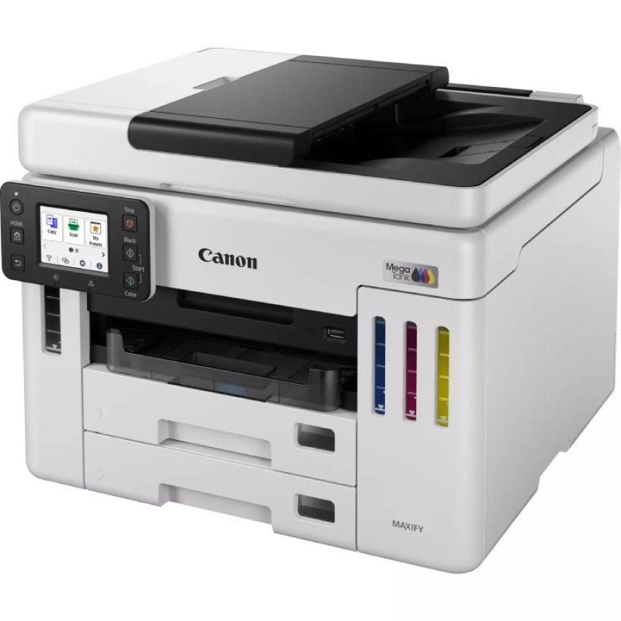 Multifunción Recargable Canon MAXIFY GX7150 MegaTank WiFi/ Dúplex/ Fax/ Blanca