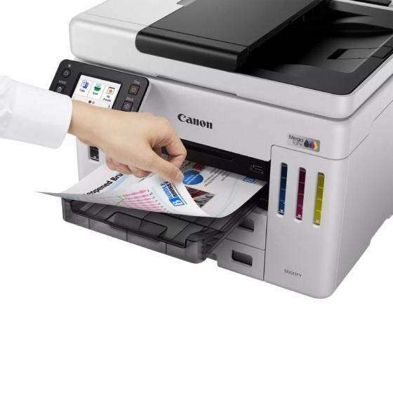 Multifunción Recargable Canon MAXIFY GX7150 MegaTank WiFi/ Dúplex/ Fax/ Blanca